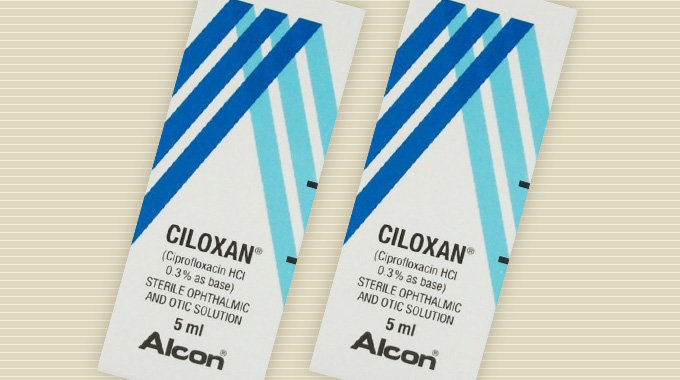 Ciloxan (ciprofloxacin) eye drops