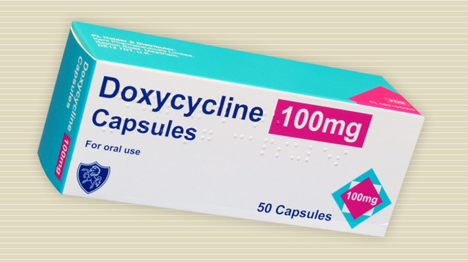 Doxycycline (vibramycin) capsules