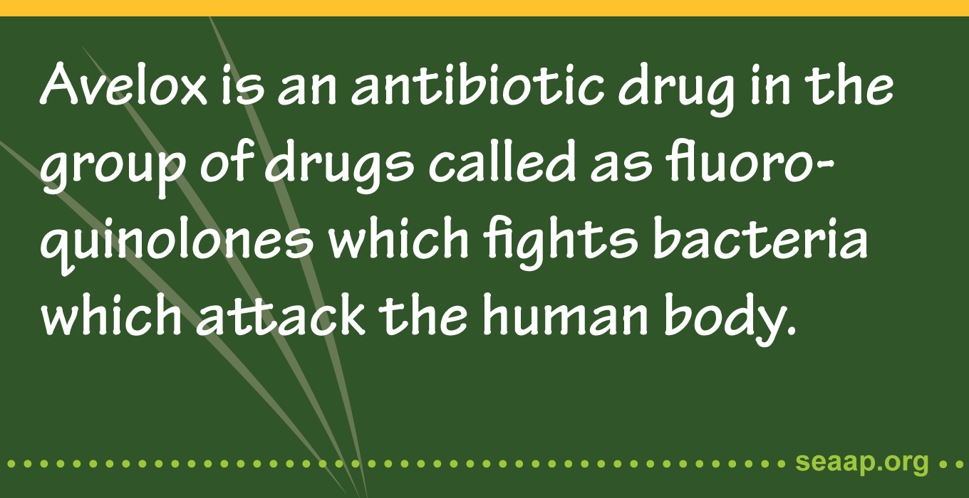 Avelox is an antibiotic drug